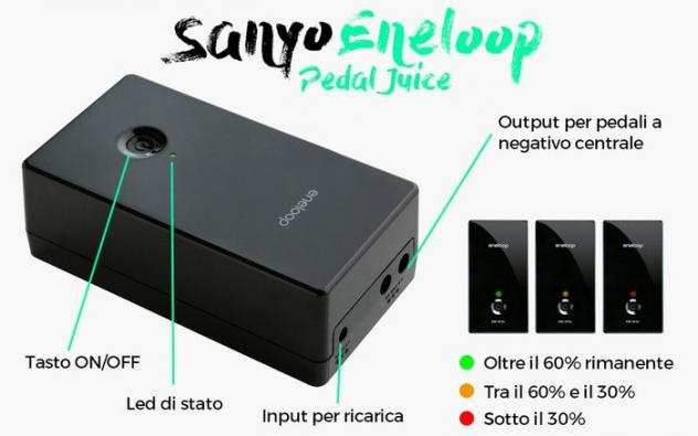 SANYO - Pedale Alimentatore 9v Sanyo KBC-9V3E - - Chitarra elettrica - Italia - 2002