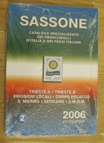 Sassone, Catalogo dei francobolli dItalia e paesi italiani, 2006