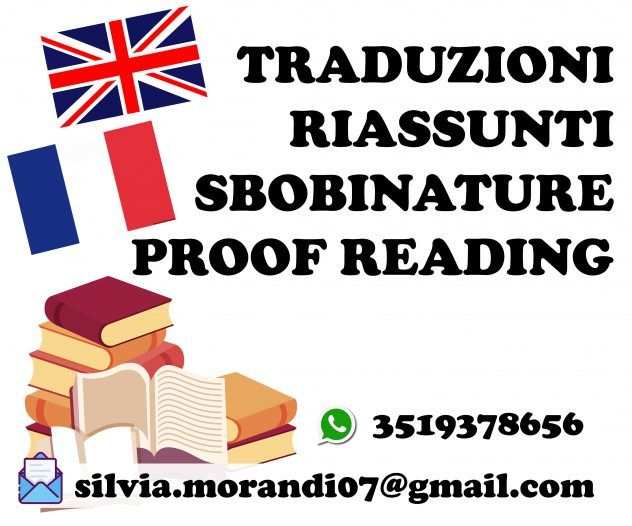 Sbobine, traduzioni, riassunti, ripetizioni