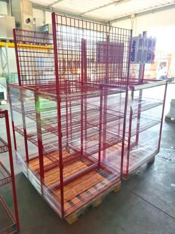 scaffalature da cassa supermercato usate