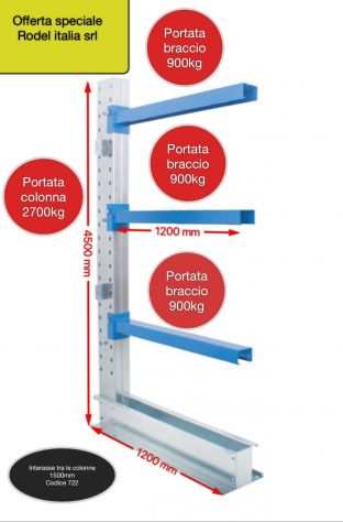 Scaffali Cantilever e Portapallet