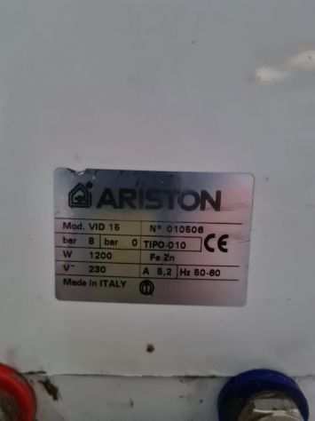 Scaldabagno elettrico Ariston 15 lt usato