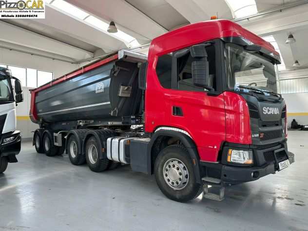 SCANIA G 500 XT CON SEMIRIMORCHIO MENCI RIBALTABILE