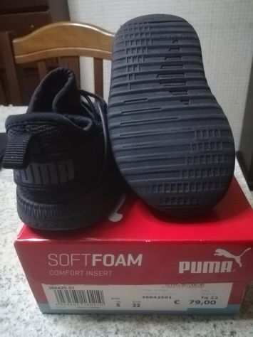 Scarpe bimbo PUMA n.22 col.nero - USATO