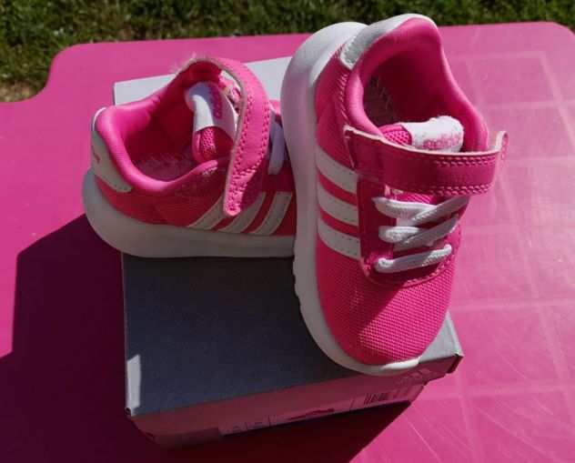 scarpe da ginnastica tg 19 Adidas rosa NUOVE