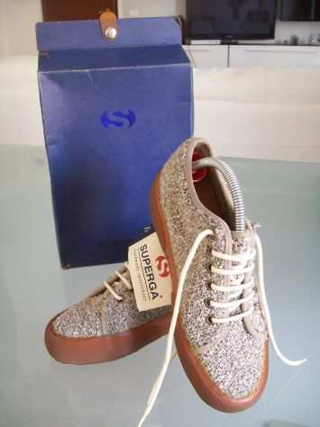 Scarpe donna tipo lana Superga 36 nuove in scatola