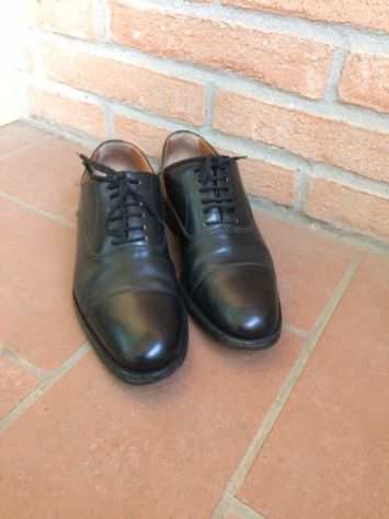 Scarpe francesine pelle nere Belfiore