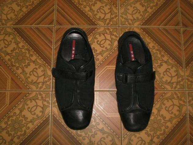 Scarpe Mocassino Montecarlo Nere Prada a strappo numero 41