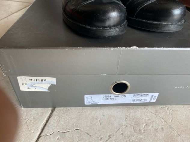 Scarpe Nero Giardini misura 36 tronchetto nero modello anfibi