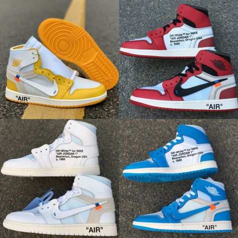 Scarpe Nike Air Jordan 1 x Off-White dal 36 al 47,5
