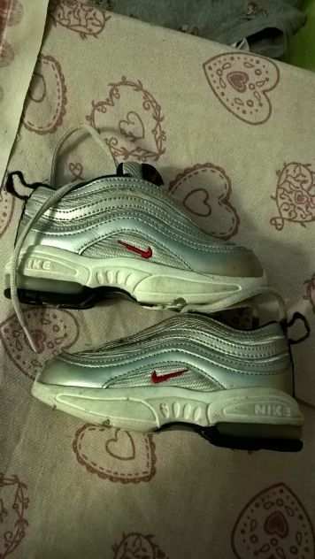 scarpe nike air max tg 22.5 usate bambino originali