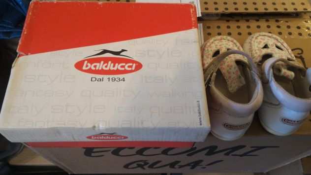 Scarpe per Bimbe Balducci bianche modello New Balduccino Taglia 21