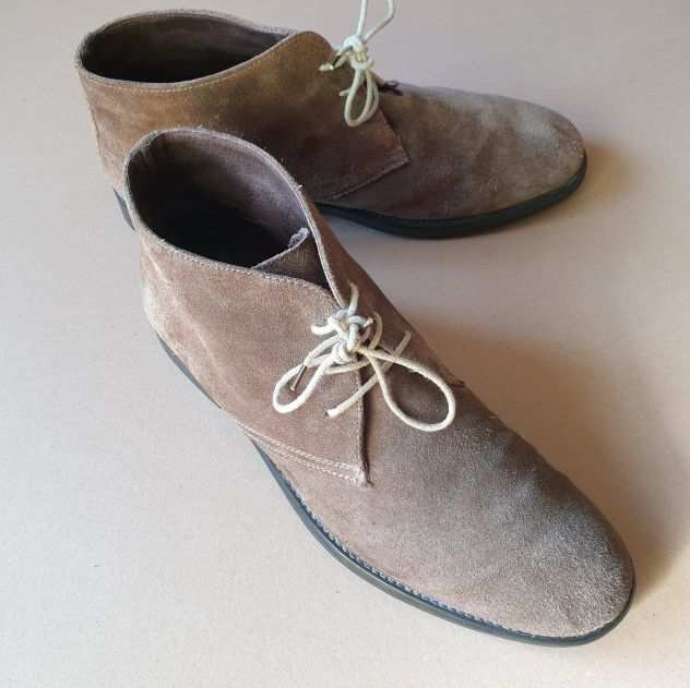 Scarpe polacchine da uomo in pelle scamosciata Shackleton