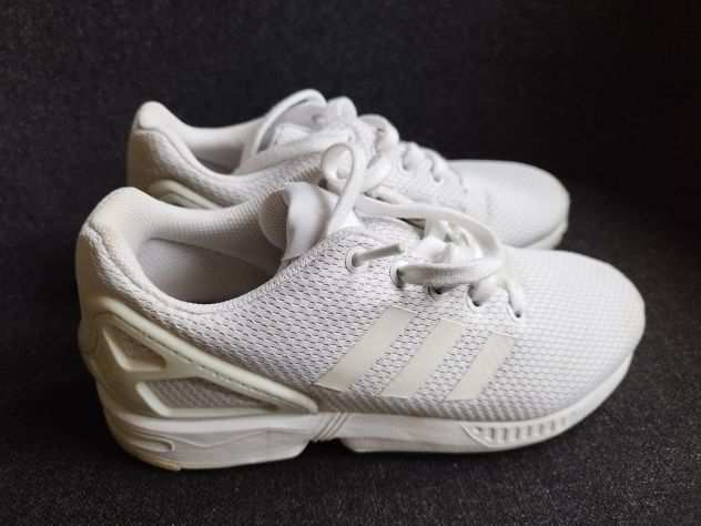 Scarpe sportive ADIDAS ZX FLUX - bianche - taglia FR 36 23, da lavare - 7 euro