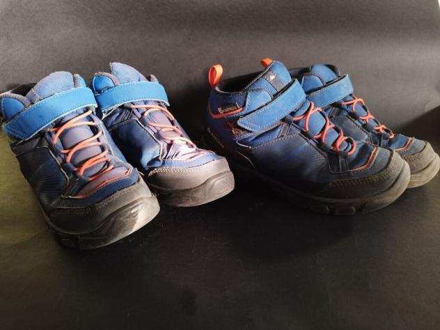 Scarpe trekking bambino tg. 33 Decathlon Quechua