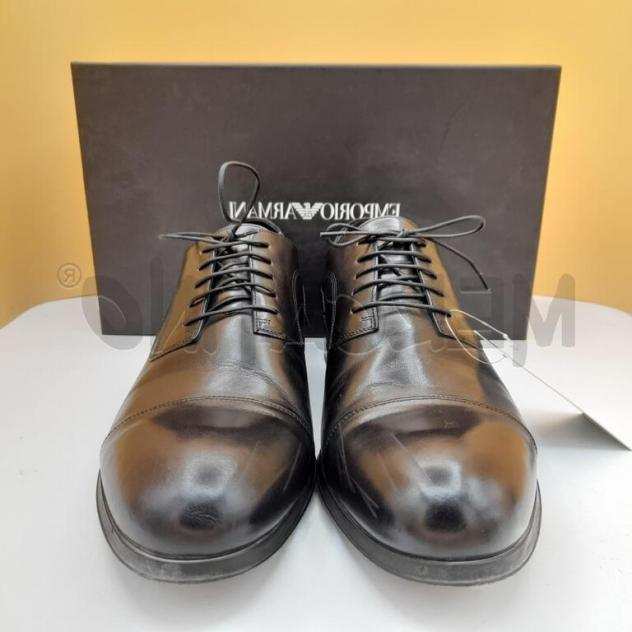 Scarpe u emporio armani pelle nera Taglia 43.5