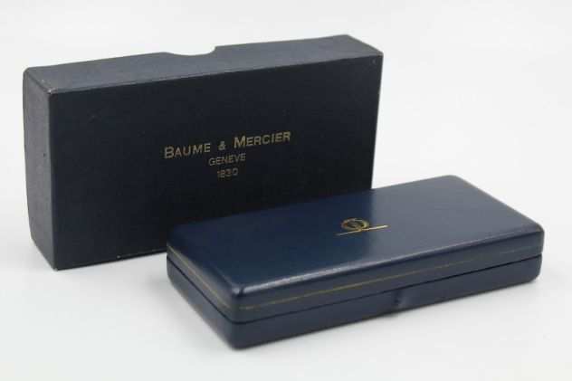 Scatola Baume amp Mercier Vintage Blu Ndeg468