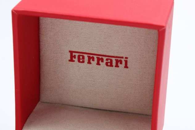 Scatola Ferrari Portagioie Realizzata In Pelle E Tessuto Nuovo