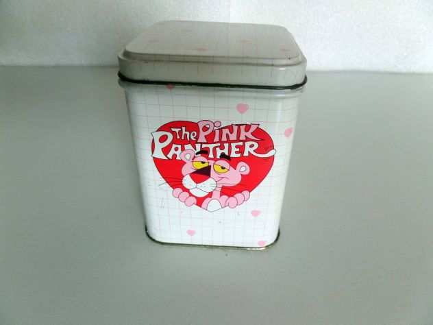 Scatola in latta Pantera Rosa (The Pink Panther) Anno 1984 ORIGINALE