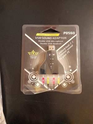 Scheda audio USB PD560 nuovo (ns. rif. 060813013).