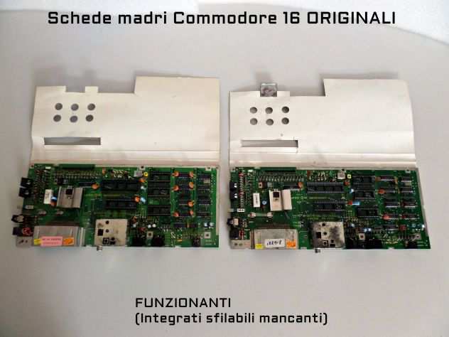 Scheda madre Commodore 16 Vintage (funzionante) (Integrati sfilati)