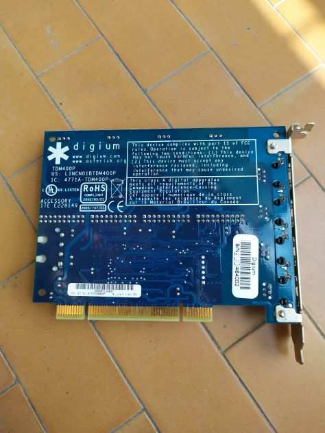 SCHEDA PCI VOIP DIGIUM TDM400P