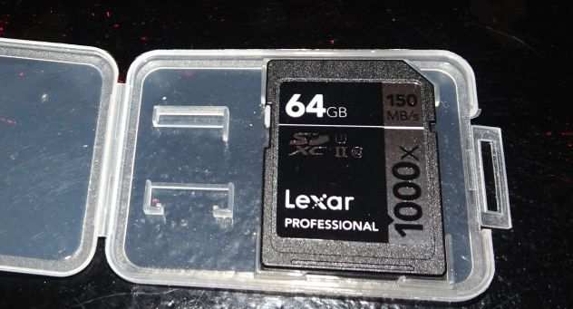 Scheda SDXC Lexar 1000 - 150Mbs - 64 GB