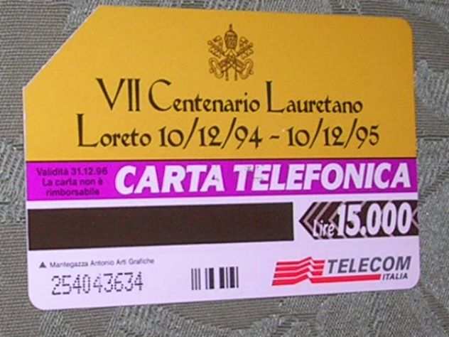 SCHEDA TELEFONICA ITALIA 8