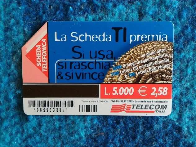 Scheda telefonica italiana La Scheda Ti premia