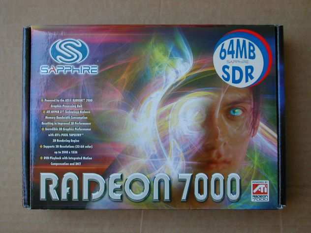 Scheda video ATI Radeon 7000 con s-video e video composito