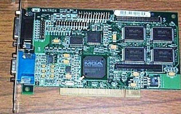 scheda video PCI Matrox Mystique - Vintage
