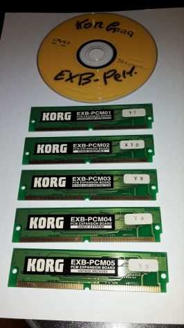 Schede Korg Exb-Pcm  ram  Floppy