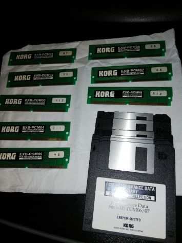Schede Korg Exb-Pcm  ram  Floppy