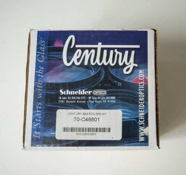 Schneider Century Kit 5 Filtri 4x4 cinema e foto