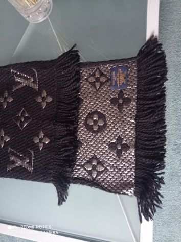 Sciarpa Louis Vuitton Logomania donna lana