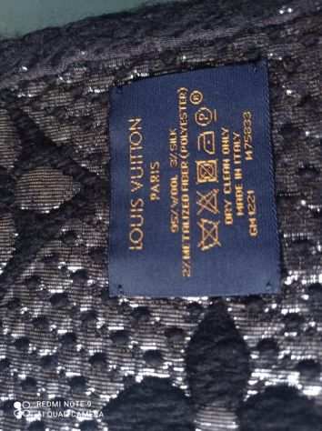Sciarpa Louis Vuitton Logomania donna lana