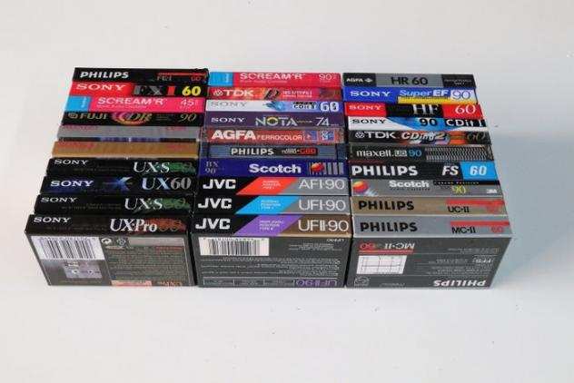 Scotch Tdk Rones Maxell Philips Sony Jvc Agfa - Scotch Tdk Rones Maxell Philips Sony Jvc Agfa Set Hi-Fi