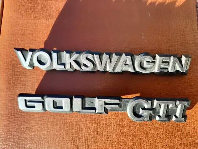 SCRITTE VOLKSWAGENGOLF GTI ORIGINALI