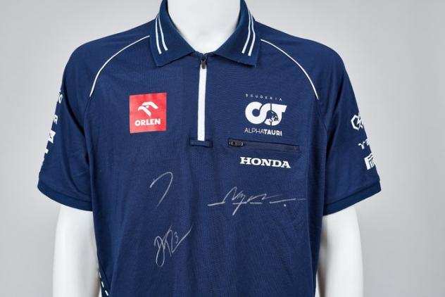 Scuderia AlphaTauri - Yuki Tsunoda  Daniel Ricciardo  Nyck de Vries - Polo - 2023 - Abbigliamento di squadra