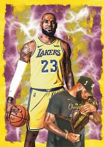 SDIMART - Lebron James NBA Champion Los Angeles Lakers 2020 Limited Edition 13 wCOA