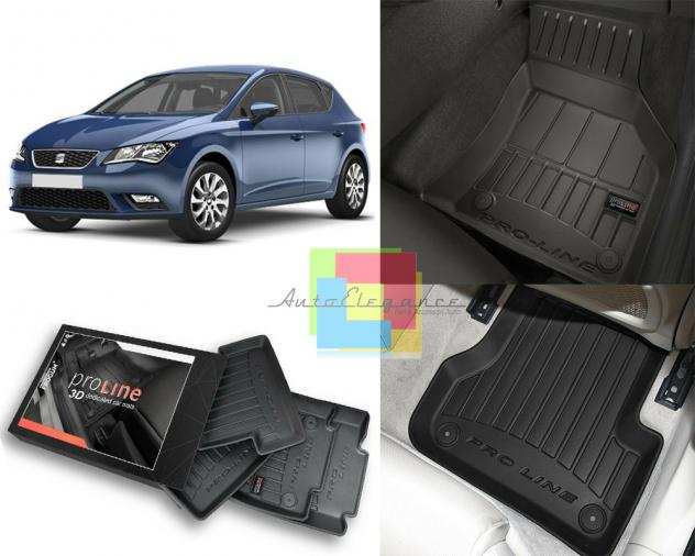 SEAT LEON III 5F 2012 SET TAPPETINI IN GOMMA DI ALTA QUALITA SPECIFICO PROLINE