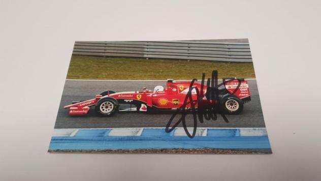 Sebastian Vettel - Fotografia autografata