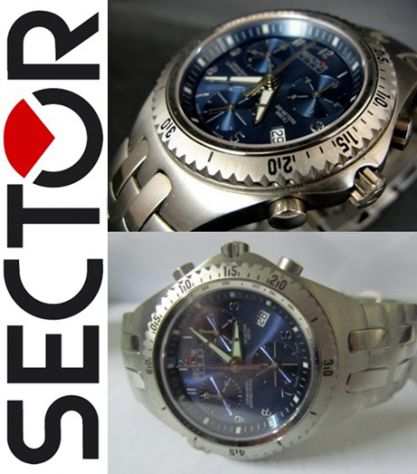 SECTOR 975 CHRONOGRAPH SAPPHIRE CRYSTAL.