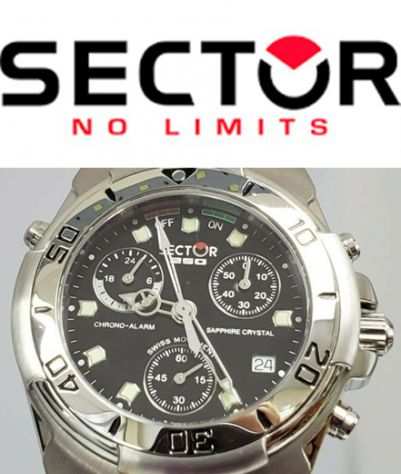 SECTOR CHRONO-ALARM SAPPHIRE-CRYSTAL 250, COME NUOVO.