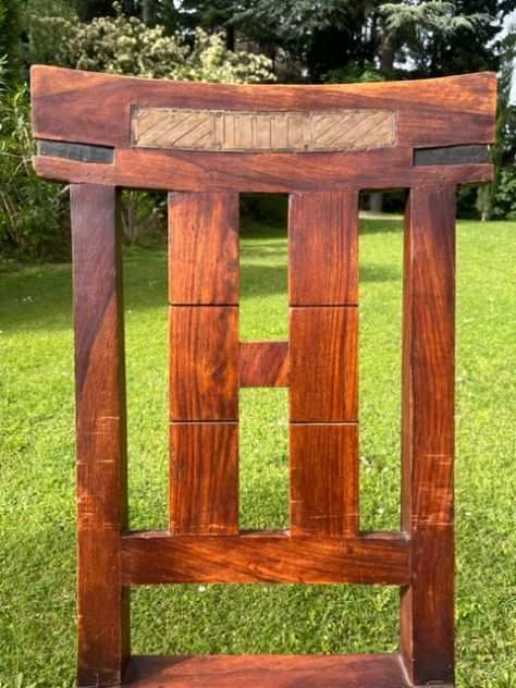 Sedie etniche legno massello