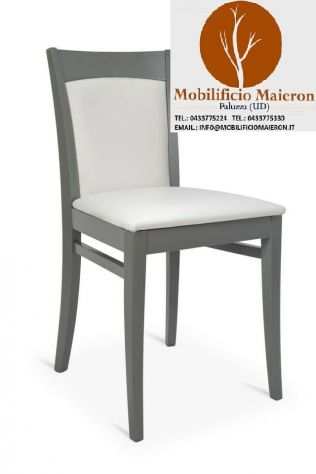 Sedie Moderne In Legno Imbottite Per Arredo Bar Ristorante Pizzeria Cod 3070I