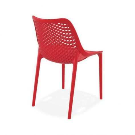 Sedie per arredo esterno cod 8030x color rosso