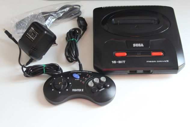 Sega Mega Drive 2 5060Hz - Region Free Mod - Gamepad 6 tasti turbo - retrogame