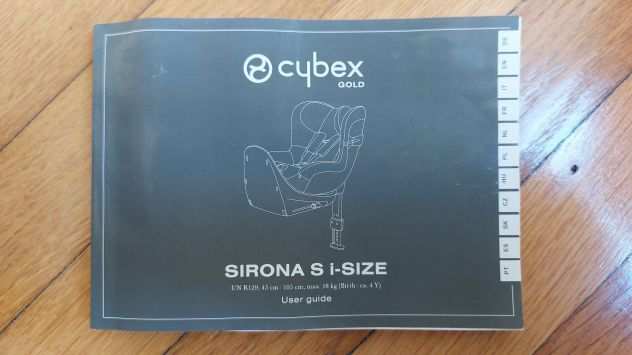 Seggiolino Auto Cybex Sirona S i-size Gold. Isofix