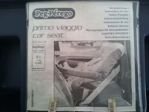 Seggiolino Peg Perego Primo Viaggio da 0 a 13 kg.